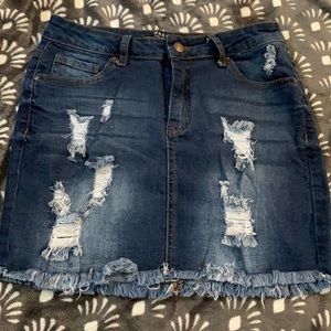 Jean skirt